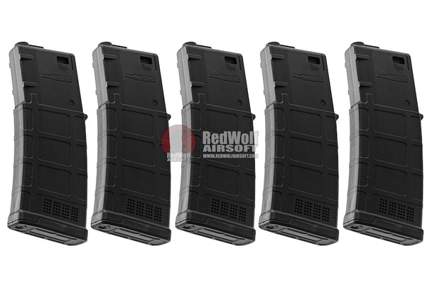 ARES AMAG Magazine (130 rounds M4 AEG Magazine)(5pcs/Box) - Black