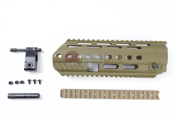 Angry Gun L85A3 Conversion Kit for G&G Airsoft AEG Version (included Rail System,Top Rail,Gas Block & Gas Piston)