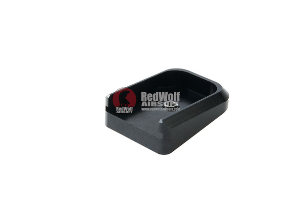Airsoft Masterpiece Hi Capa Magazine Base (Aluminum, SV) - Black