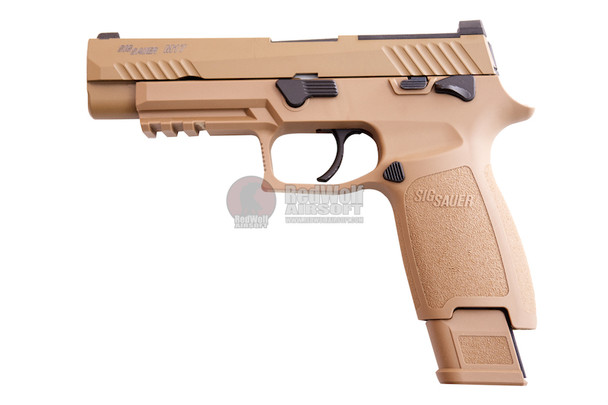 SIG Sauer M17 P320 CO2 Airsoft Pistols - TAN (by SIG AIR & VFC) - 6mm
