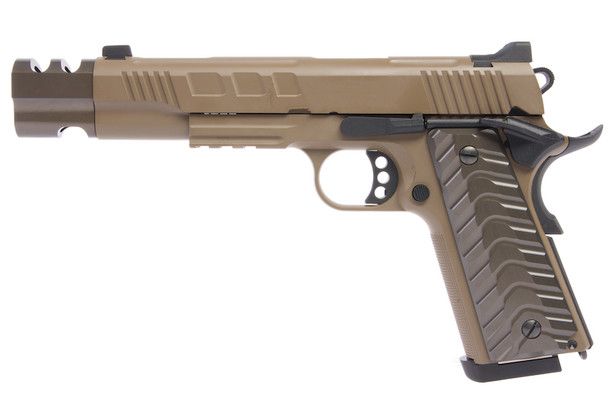 KJ Works 1911 KP-16 CO2 GBB Airsoft Pistol - FDE