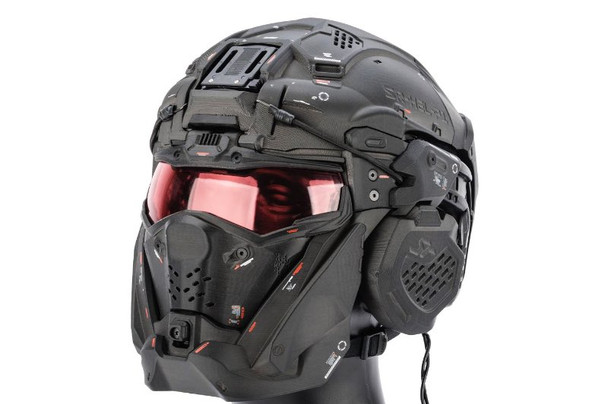 SRU Tactical Helmet Mask Set (With Fast Helmet)