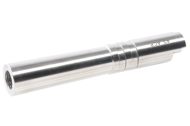 Airsoft Masterpiece Hi Capa 4.3 Outer Barrel .45 ACP Threaded (11mm CW) - Silver