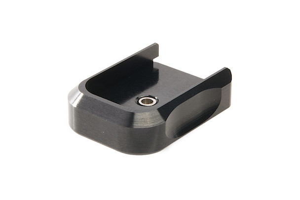 Airsoft Masterpiece Hi Capa Magazine Base (Aluminum, STI Style) - Black