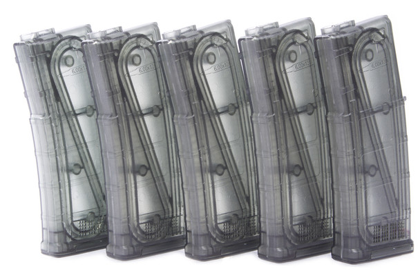 ARES AMAG Magazine (130 rounds M4 AEG Magazine, 5pcs/Box) - Transparent