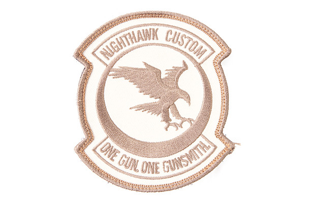 Nighthawk Custom Embroidered Patch - Tan (A113)
