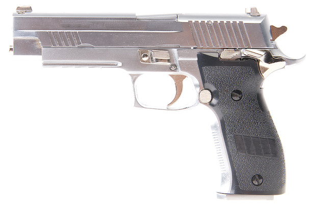 Blackcat Airsoft 1/2 Scale High Precision Mini Model Gun P226 - Silver