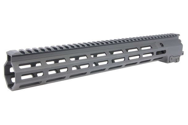 Z-Parts MK16 Rail (Aluminum, 15 inch with Barrel Nut) for GHK M4 GBBR Airsoft - Black