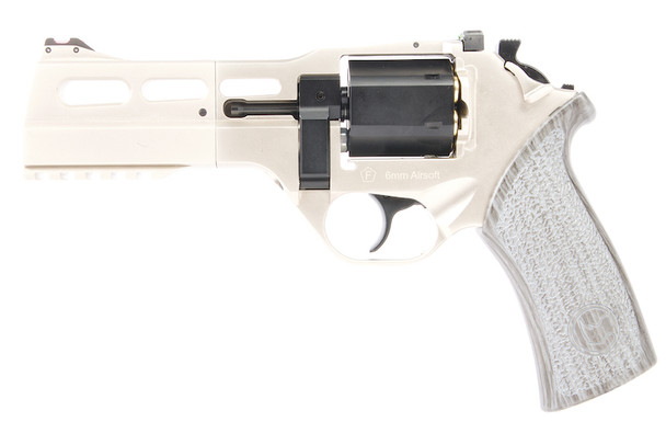 BO Manufacture Chiappa Rhino 50DS .357 Magnum Airsoft Revolver (CO2) Limited Edition - Silver (by Wingun)