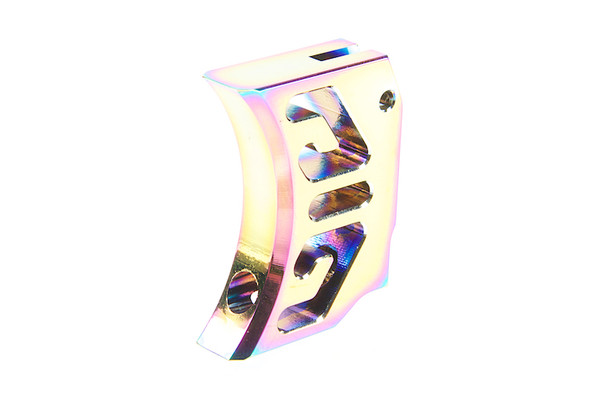 COWCOW Technology Tokyo Marui Hi Capa GBB Airsoft Trigger T1 (CNC Aluminum, Compatible with 1911) - Rainbow