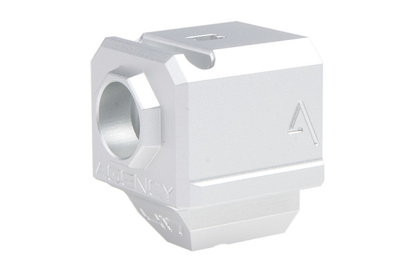 RWA Agency Arms 417 Compensator (Single Port, 14mm CCW) - Silver