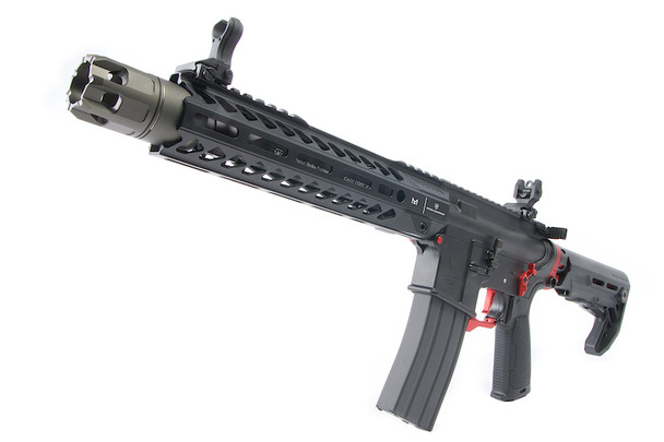 Strike Industries EMG Strike Tactical Rifle MWS GBBR 10 Inch Ver. w/ Marui MWS Mag. - Cerakote Red