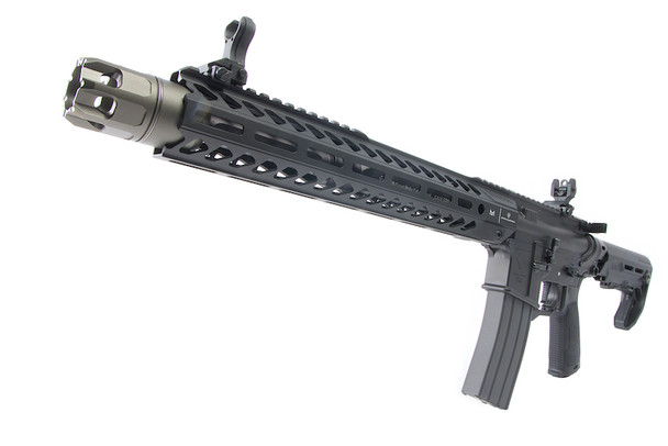 Strike Industries EMG Strike Tactical Rifle MWS GBBR 13.5 Inch Ver. w/ Marui MWS Mag. - Cerakote Black