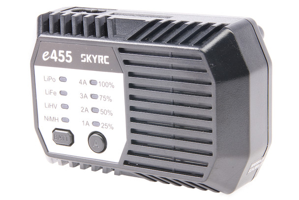 SKYRC Battery Charger E455 for Lipo, LiFe, LiHV, NiMH Battery (100v-240v) (UK Plug)