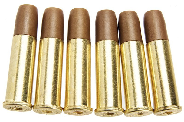 WinGun Spare Brass Shells for Wingun/Dan Wesson/BO Chiappa Rhino 6mm Airsoft CO2 Revolver (6pcs/set)