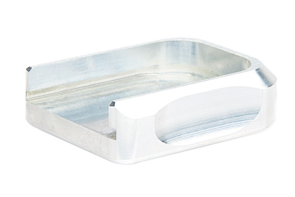 Airsoft Masterpiece Hi Capa Magazine Base (S Style Aluminum) - Silver
