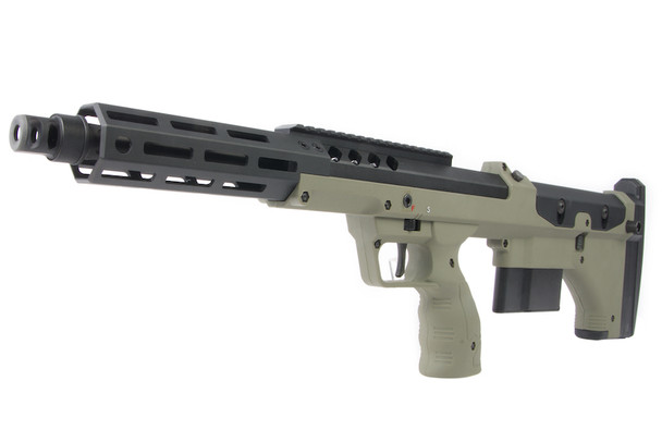 Silverback SRS A2 / M2 Airsoft Sniper Rifle (Covert, 16 inch Barrel) Licensed by Desert Tech - OD
