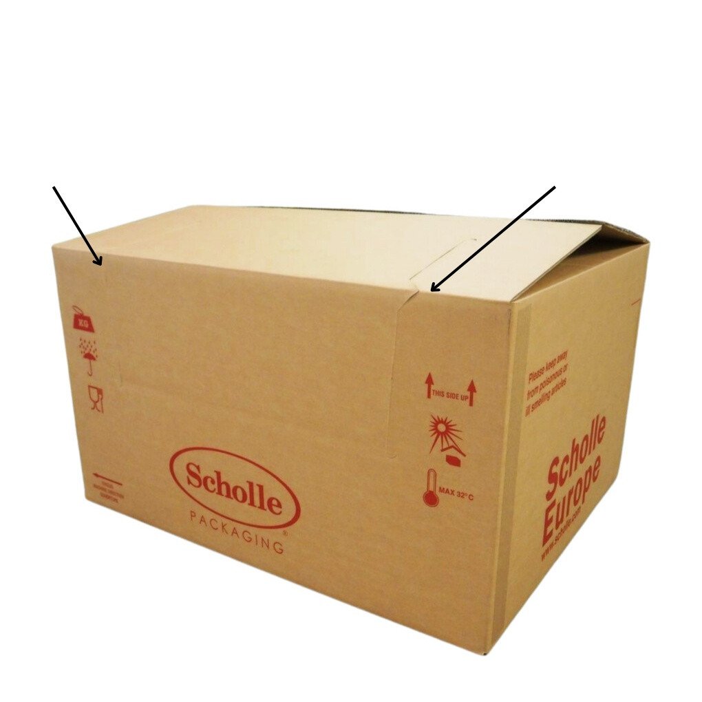 0201 1160x960x660mm BC Bruin Rest nieuw Bedrukt