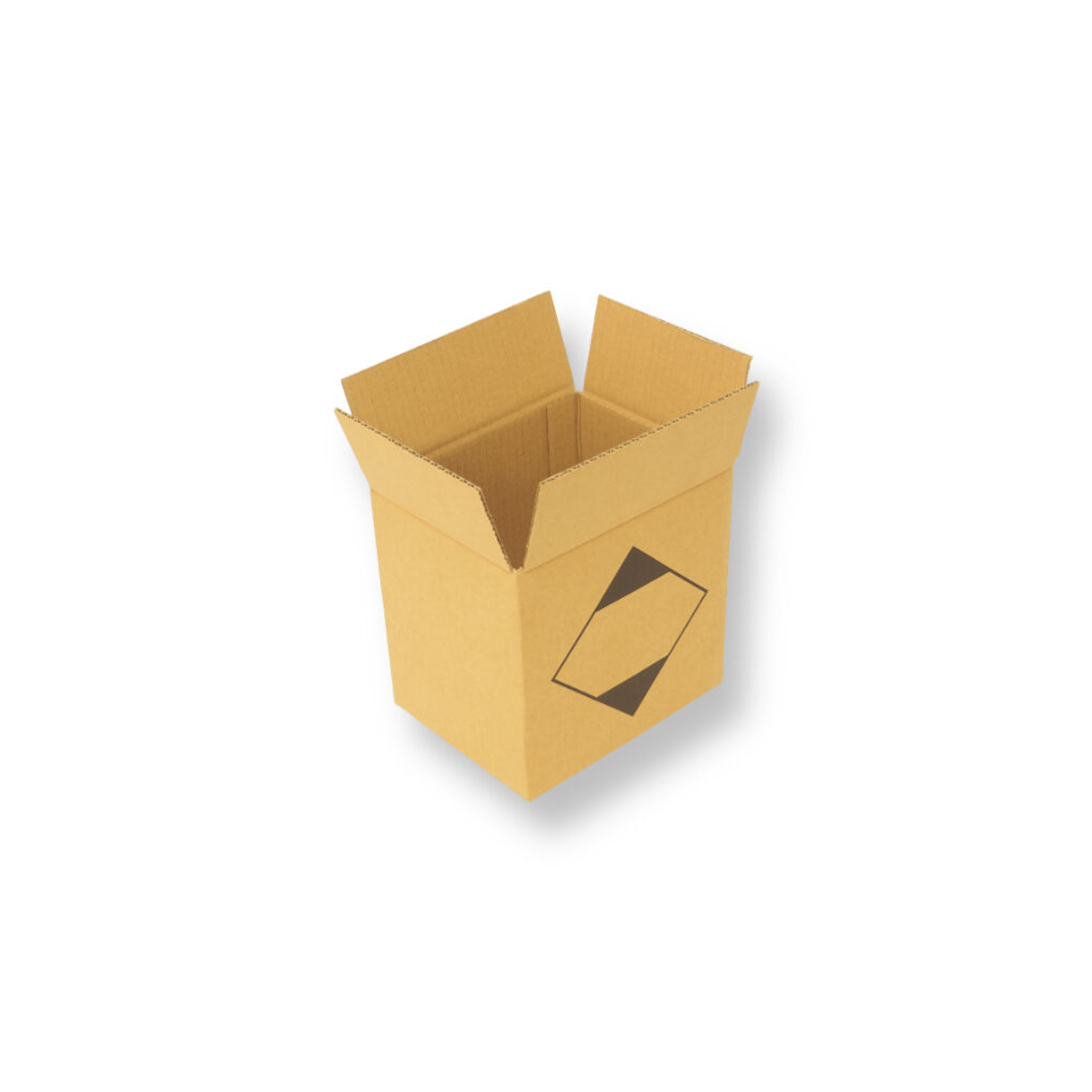 0201 180x130x180mm B Bruin Rest nieuw Bedrukt