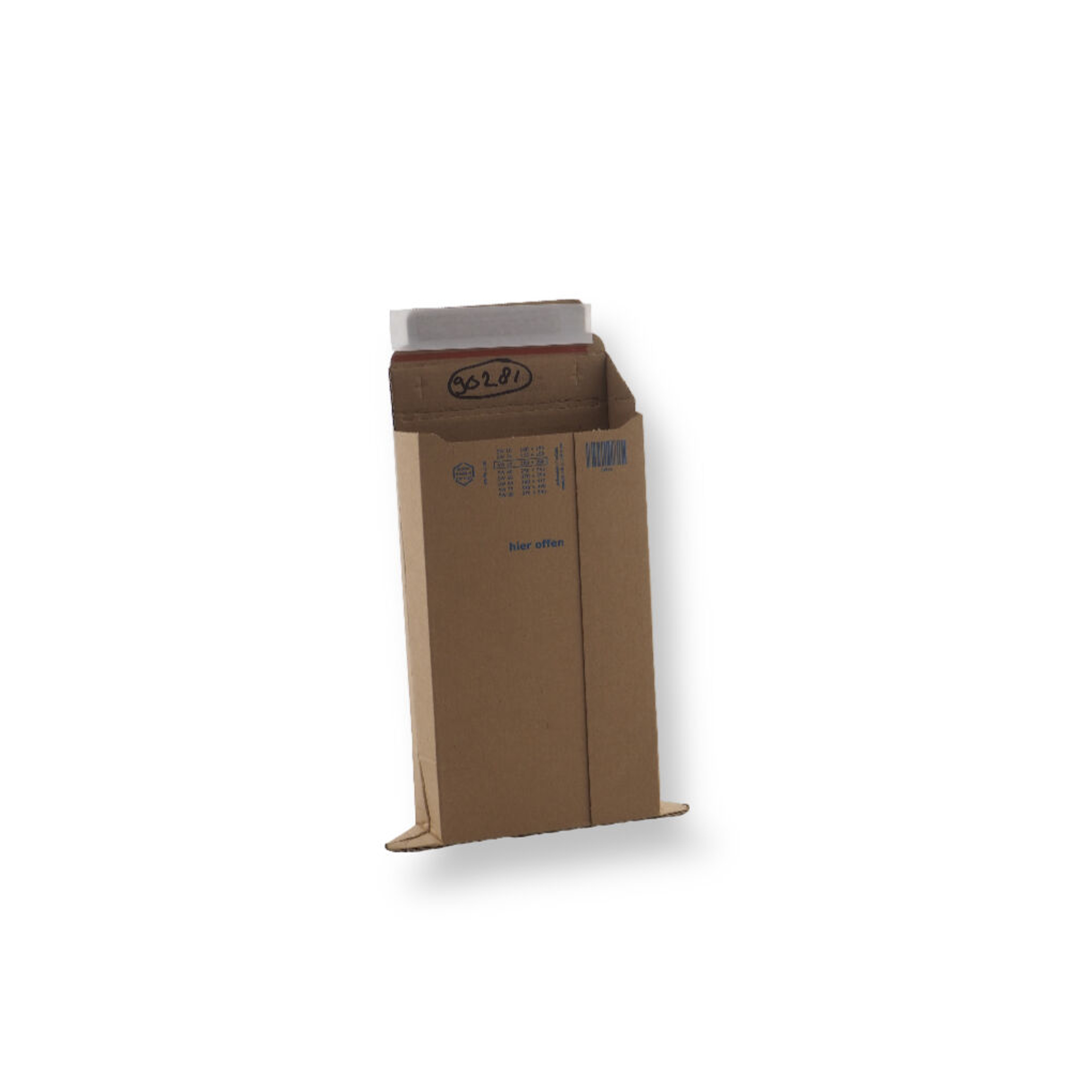 0110 280x200x20mm B Bruin Rest nieuw