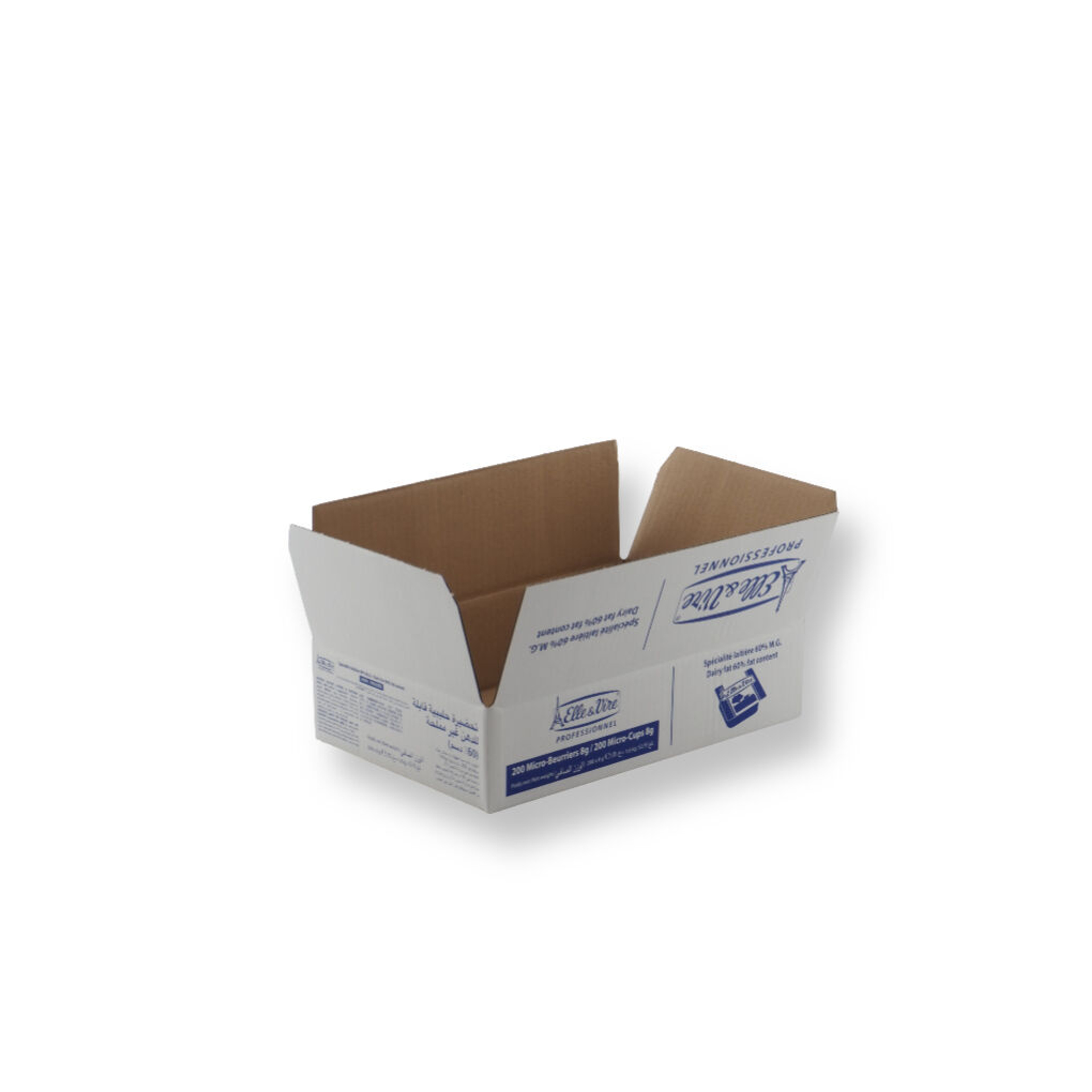 0201 290x190x70mm B Bruin Rest nieuw Bedrukt
