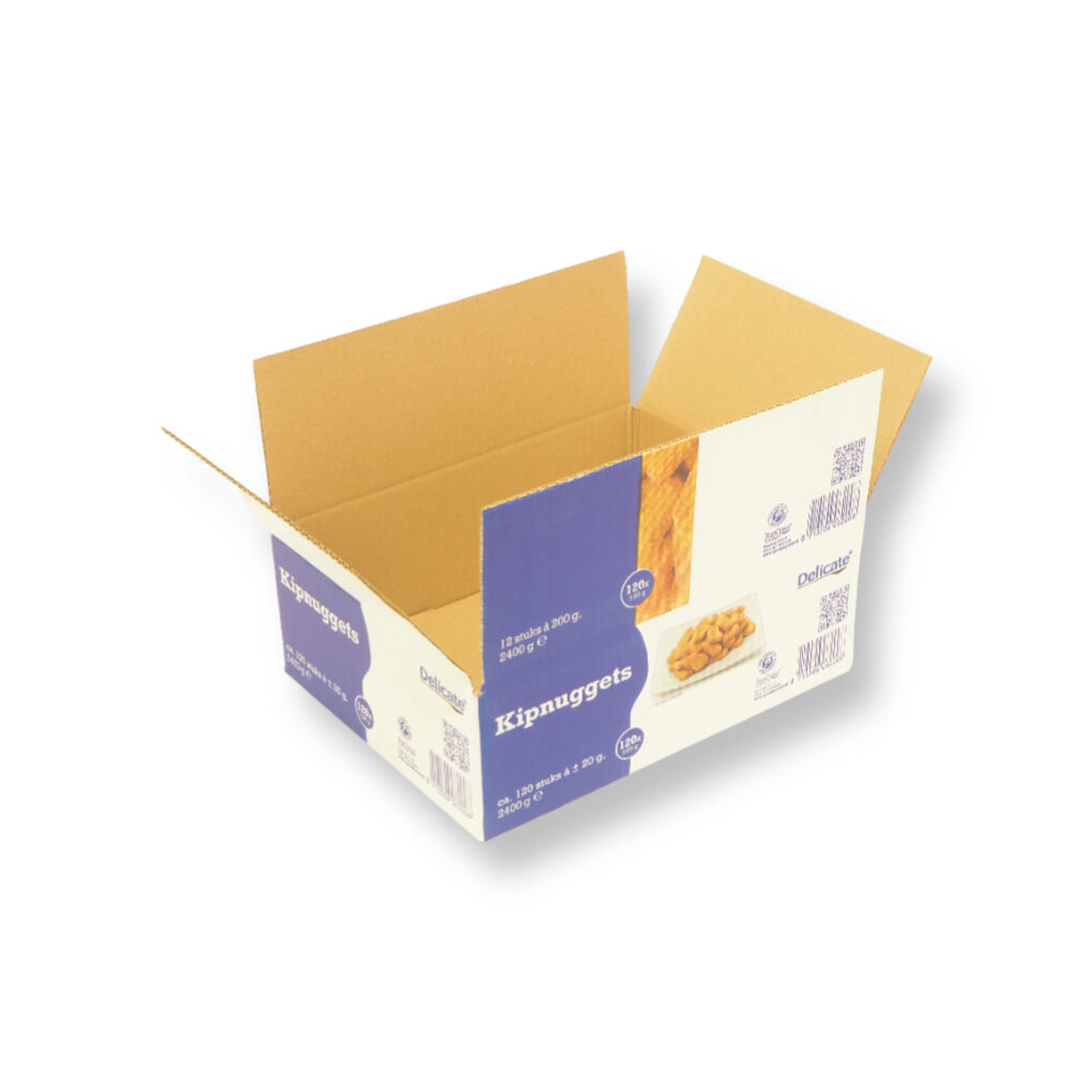 0201 300x230x100mm B Bruin Rest nieuw Bedrukt