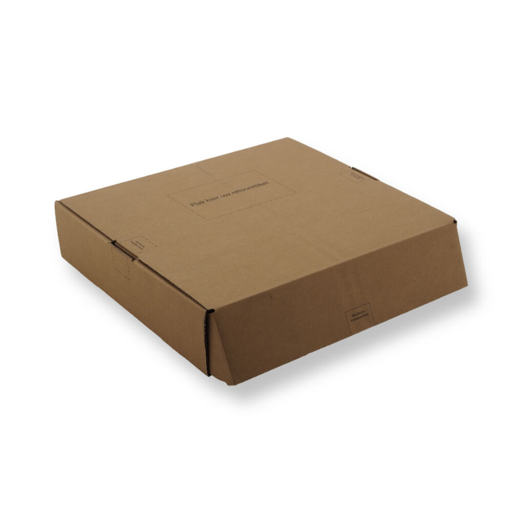 0427 380x360x80mm EE Bruin Rest nieuw