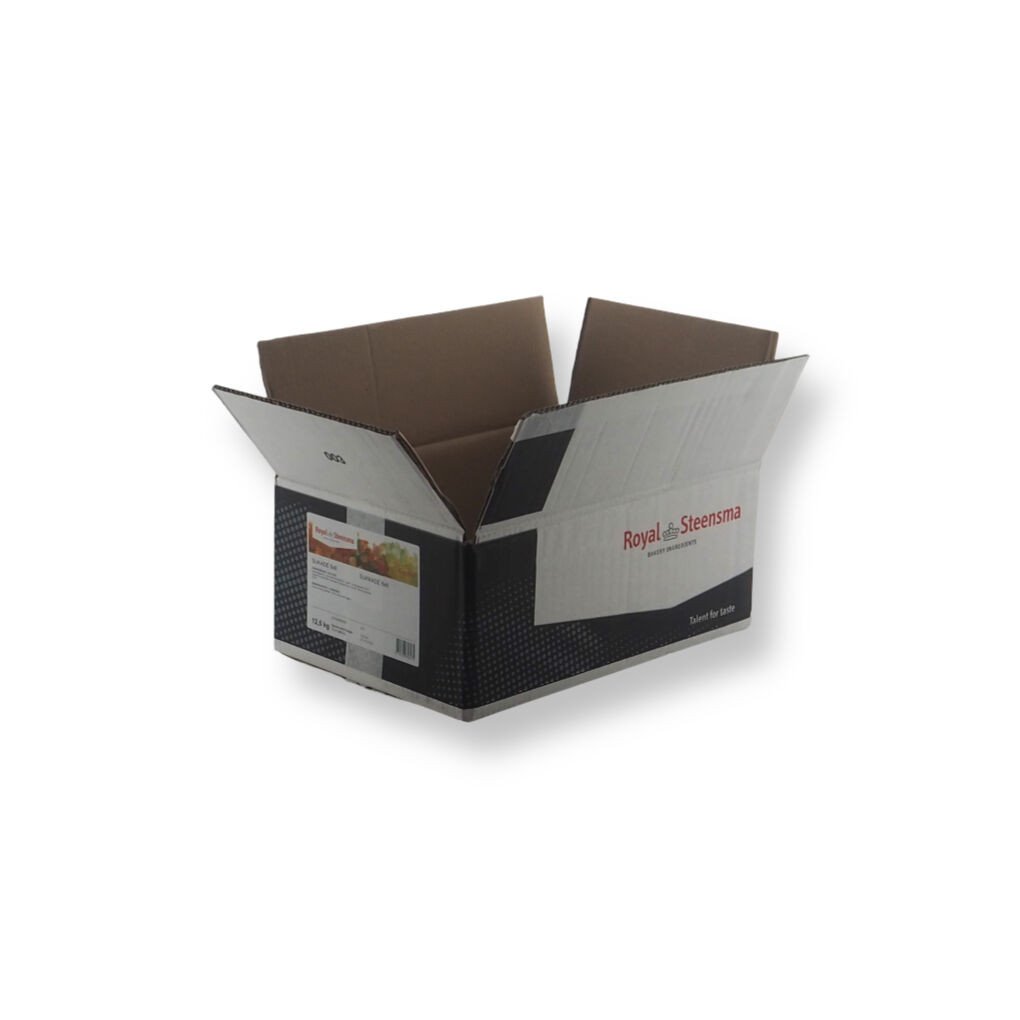 0201 390x250x200mm BC Bruin Gebruikt Bedrukt Sticker