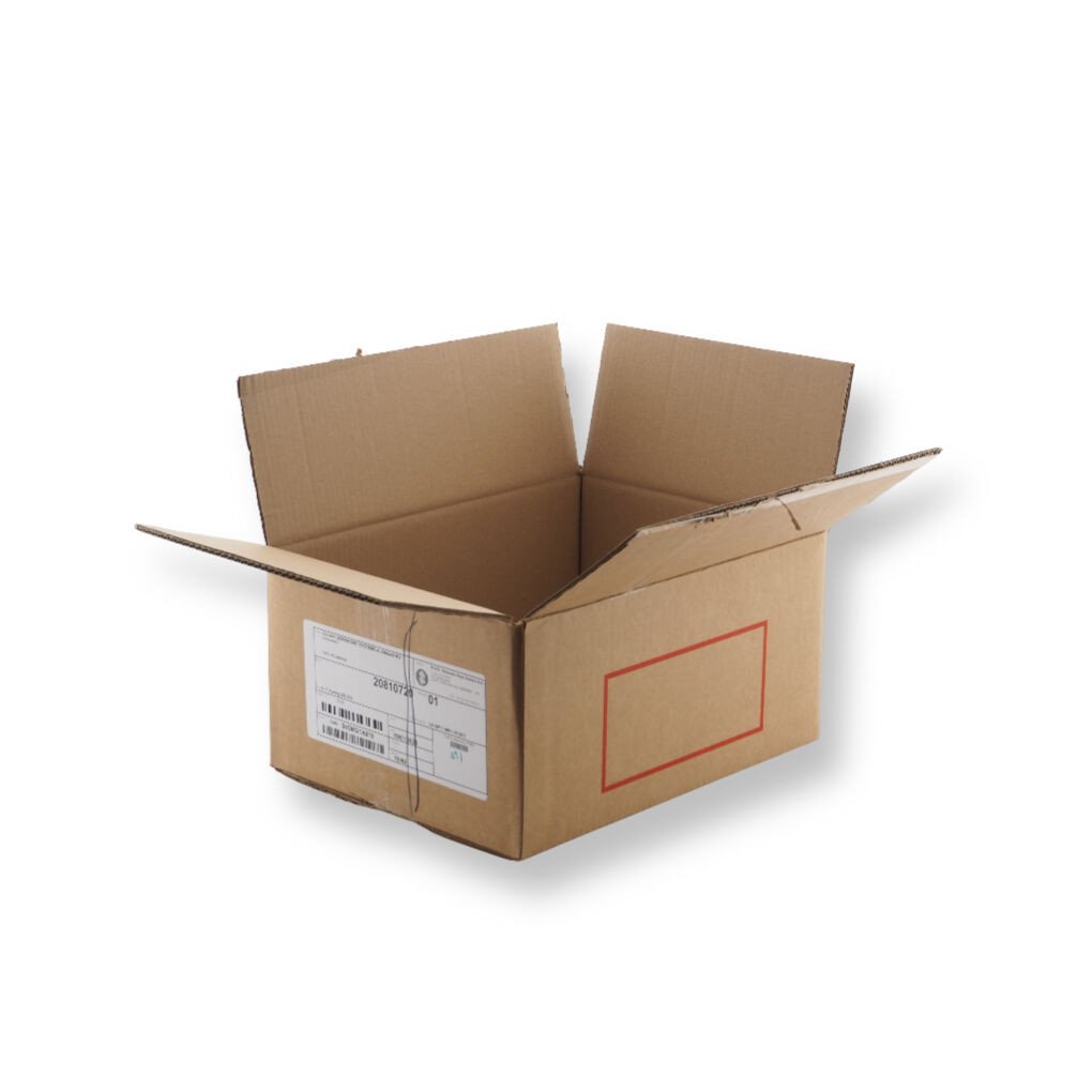 0201 390x290x190mm BC Bruin Gebruikt Bedrukt