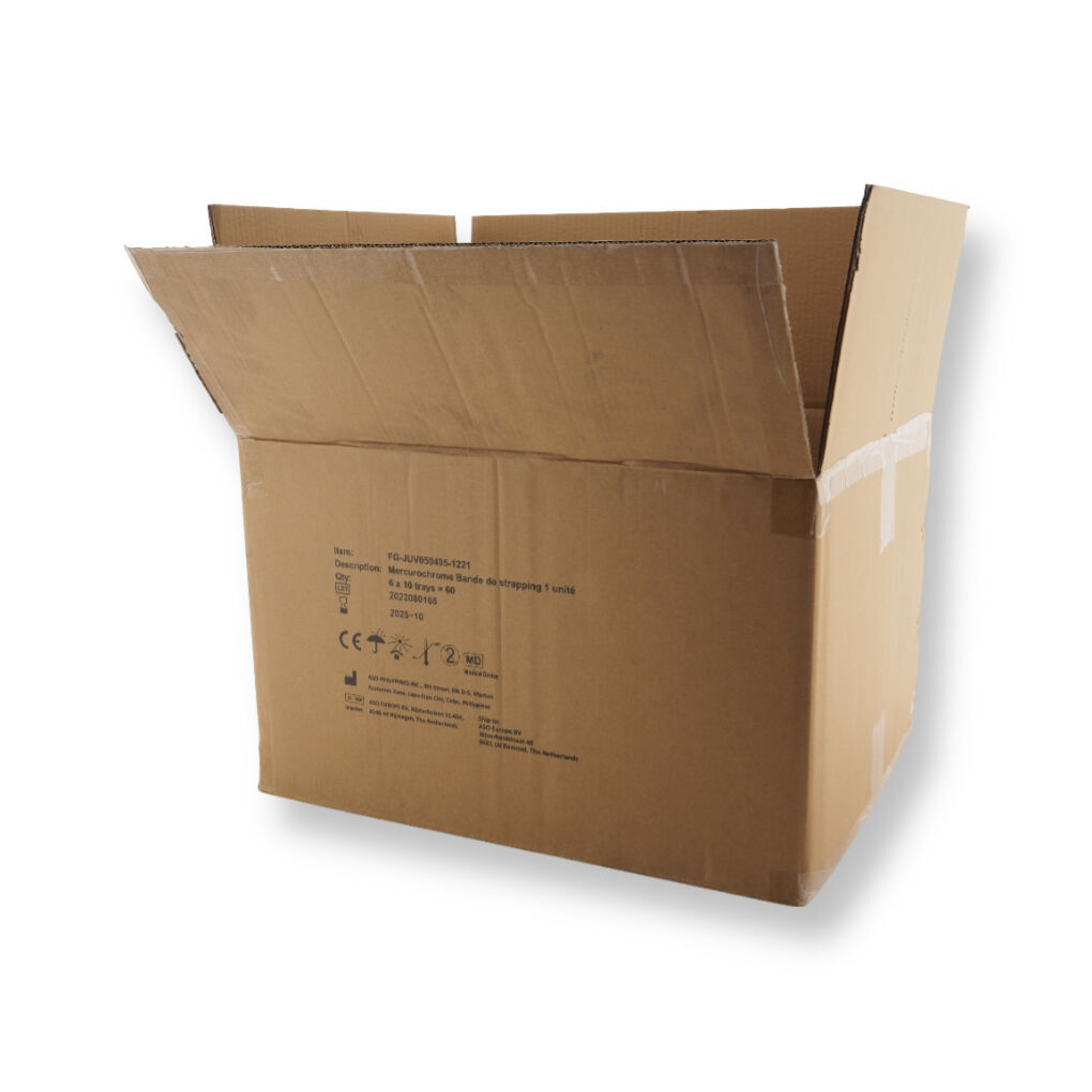 0201 550x420x350mm BC Bruin Gebruikt Bedrukt