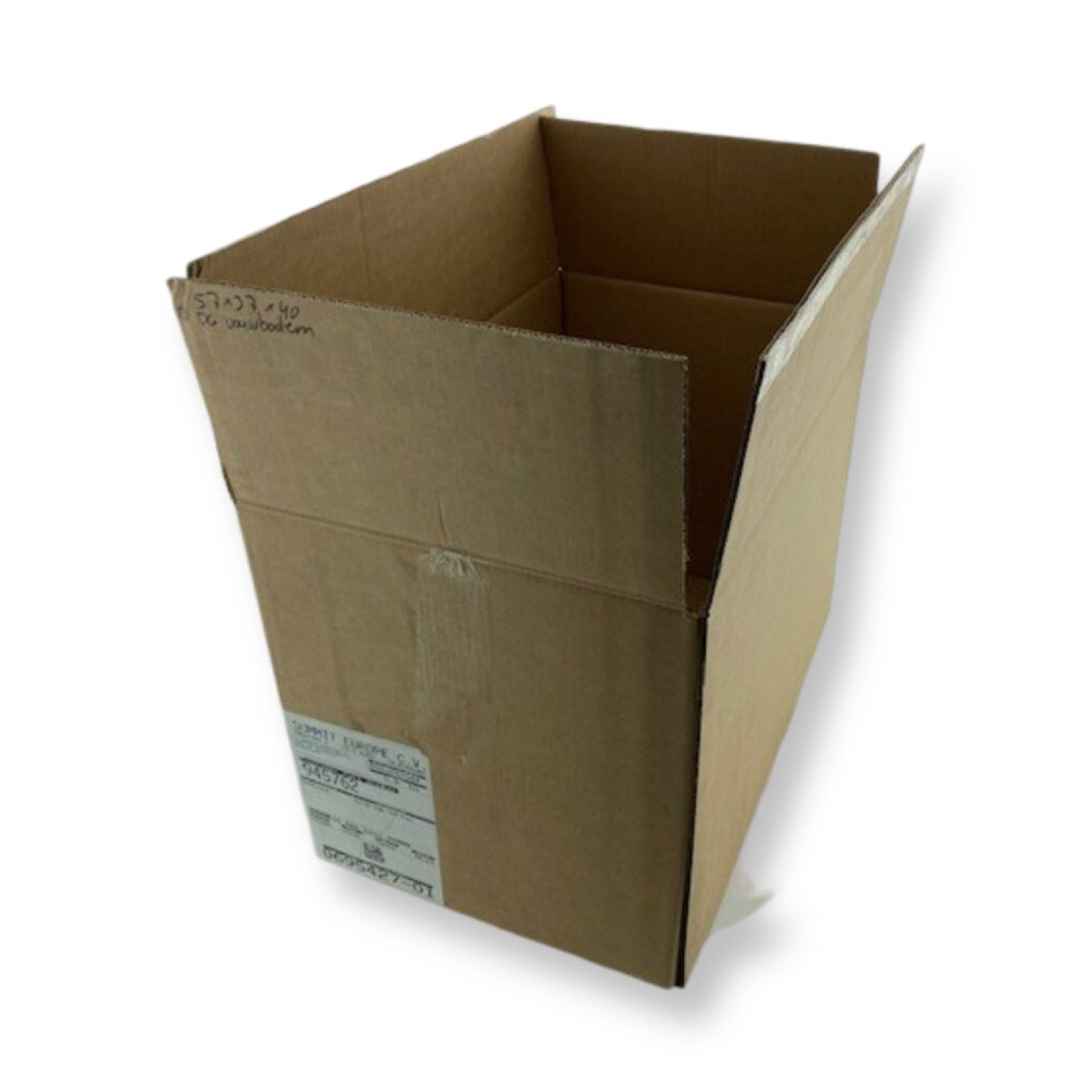 0201 570x370x400mm BC Bruin Gebruikt Sticker