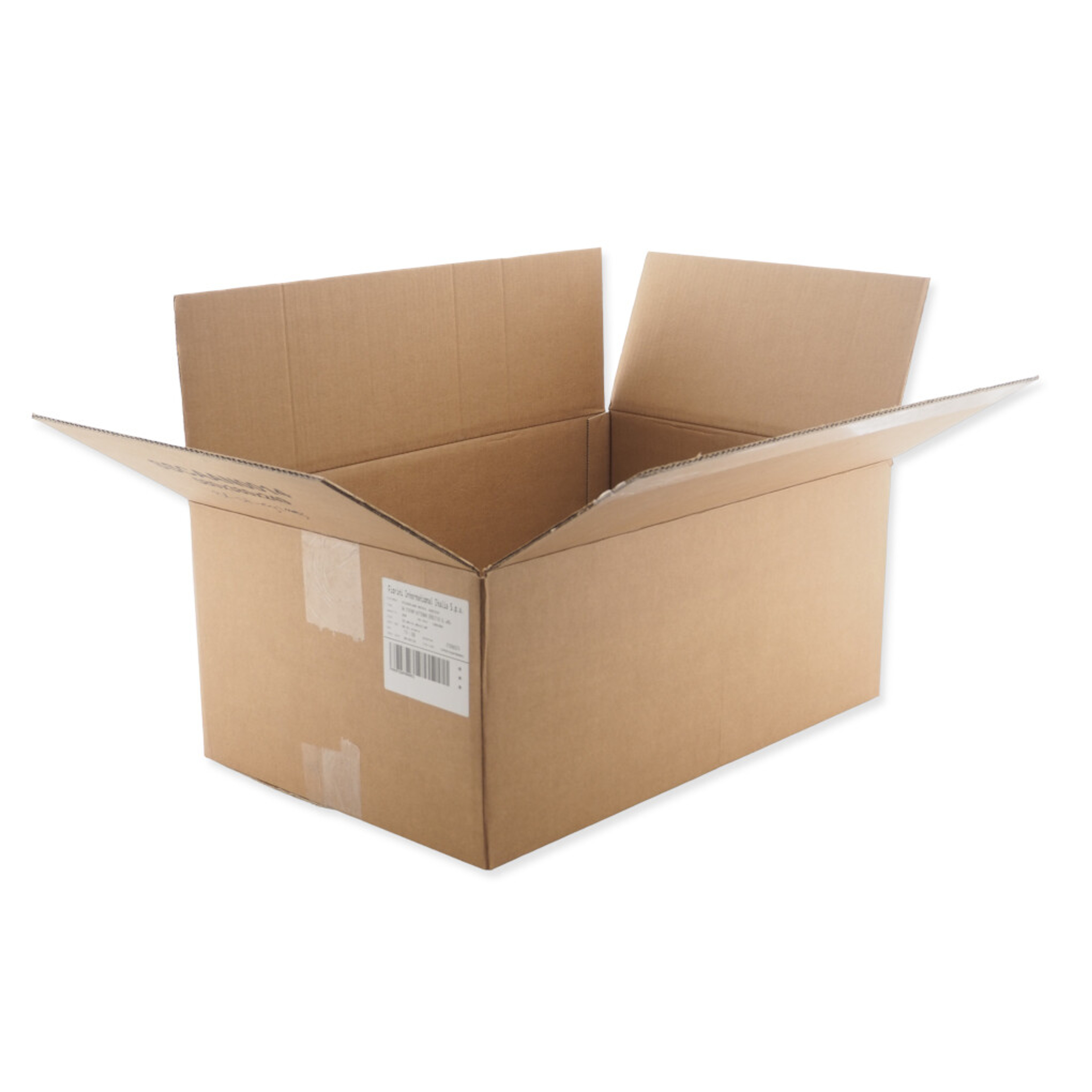 0201 580x380x250mm EB Bruin Gebruikt Sticker