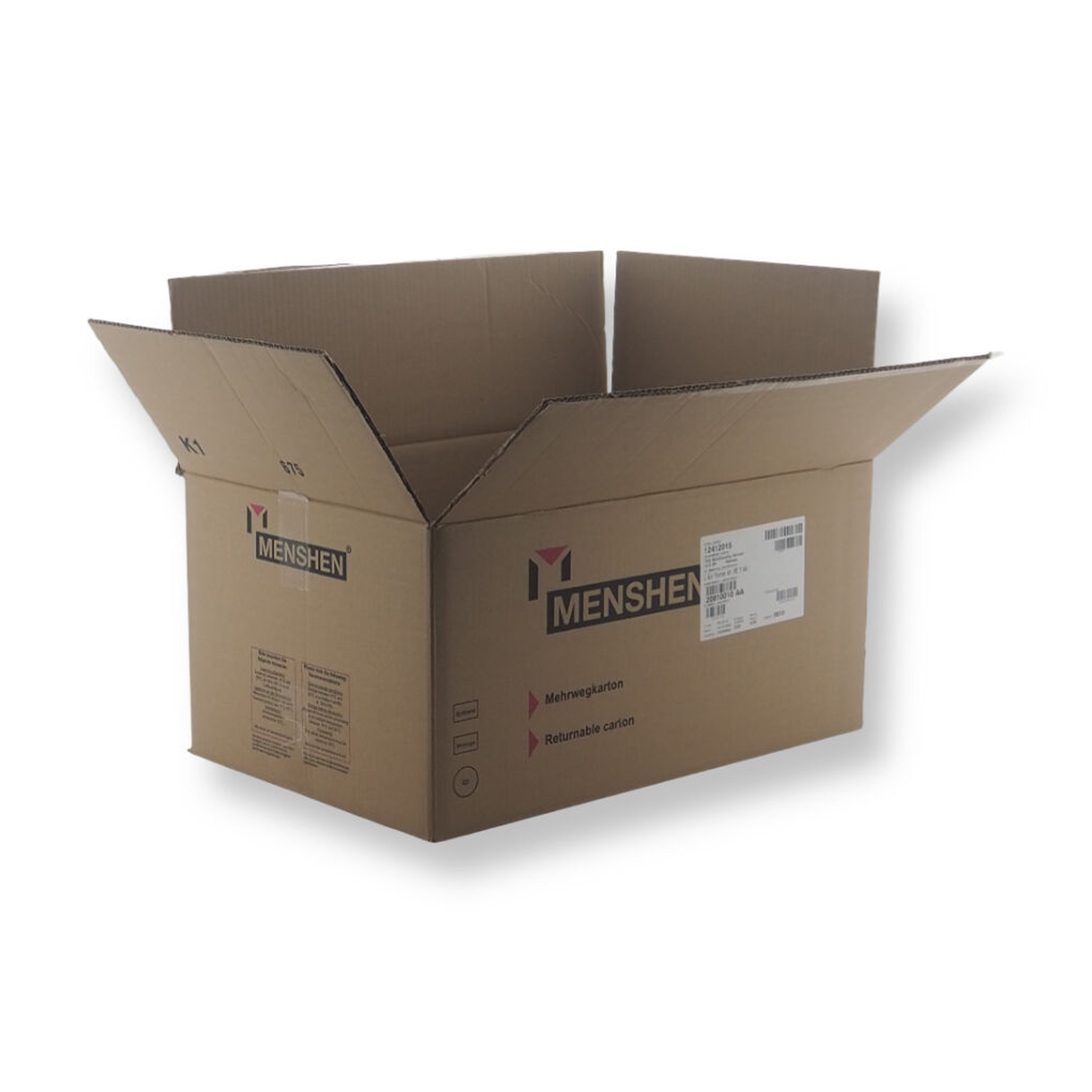 0201 580x380x280mm BC Bruin Gebruikt Bedrukt