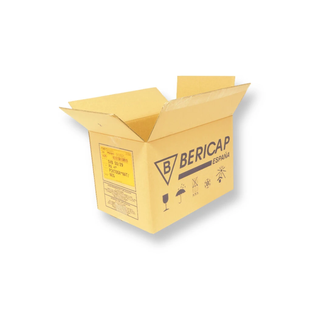0201 580x380x380mm BC Bruin Gebruikt Bedrukt