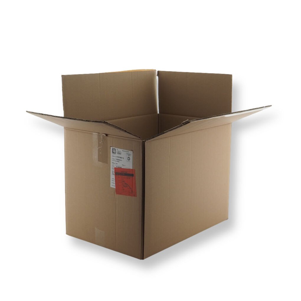 0201 590x390x430mm BC Bruin Gebruikt Sticker