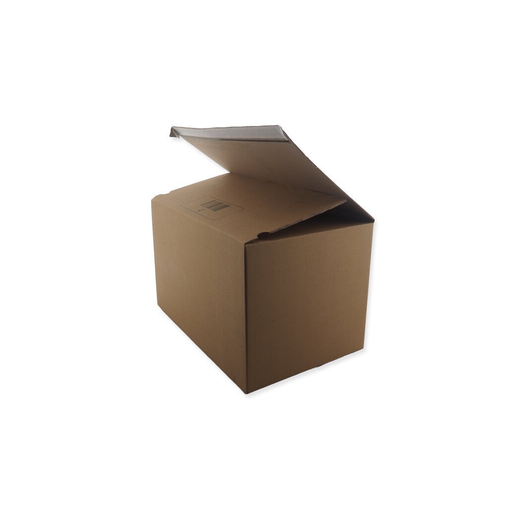 0201 583x375x355mm EB Bruin Rest nieuw Plakstrip