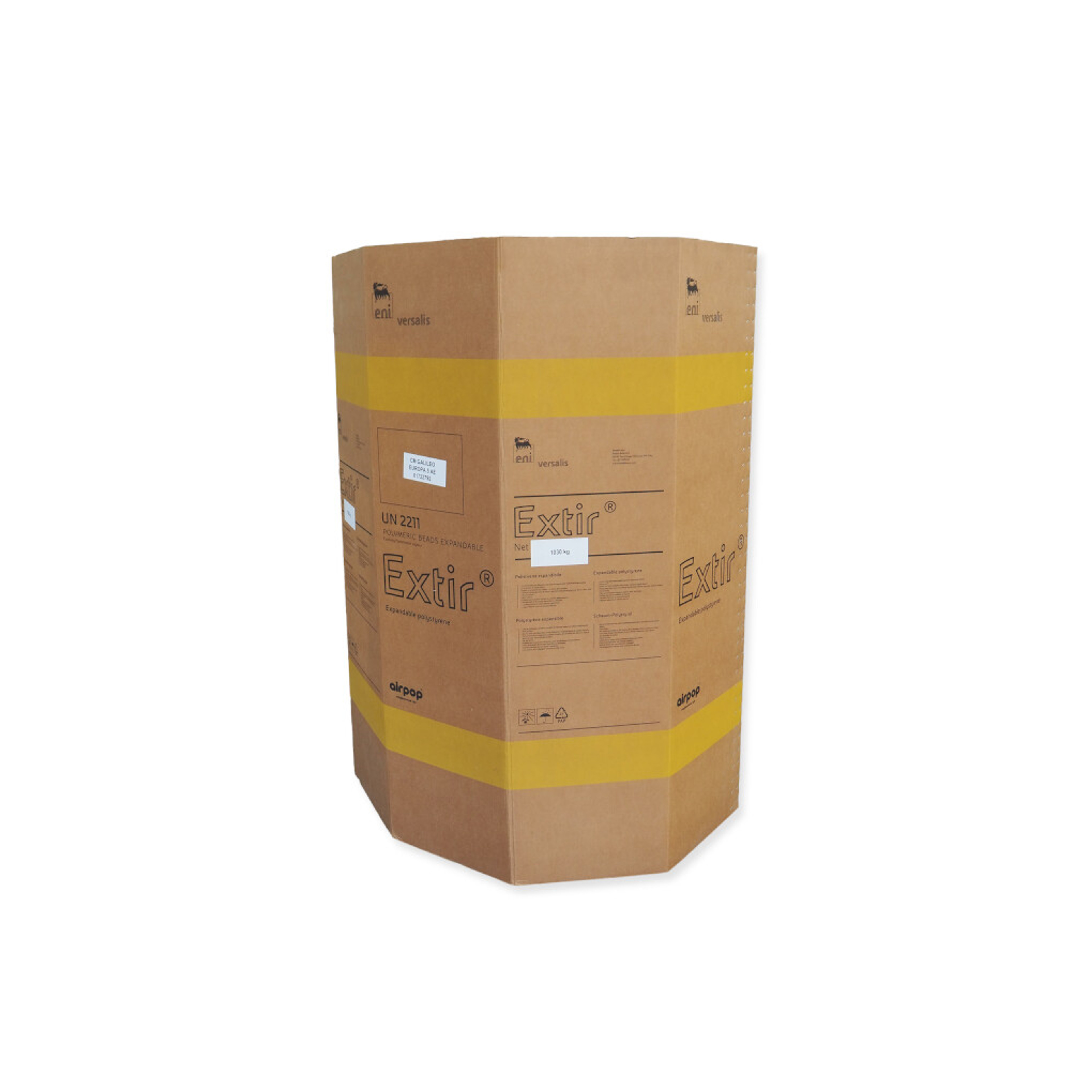 1100x1100x1750mm BC Bruin Gebruikt - Octabin