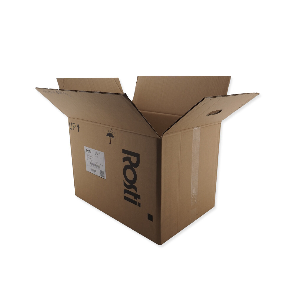 0201 590x390x410mm BC Bruin Gebruikt Bedrukt