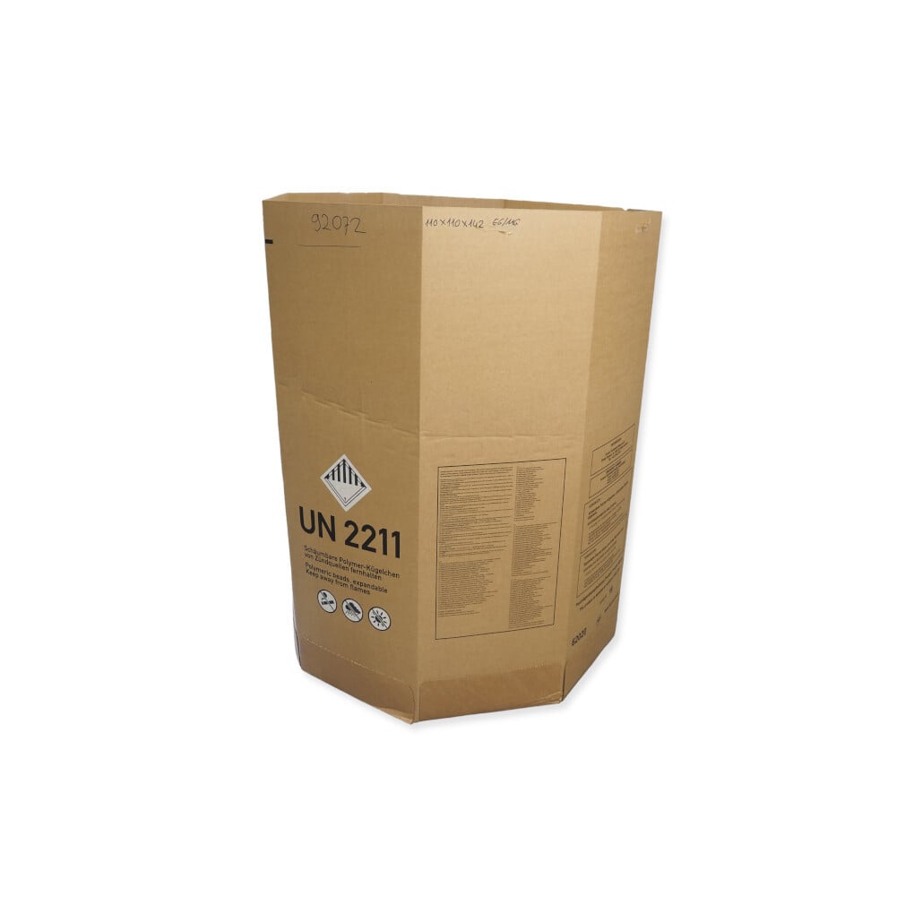 1100x1100x1420mm EB Bruin Gebruikt - Octabin