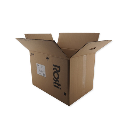 0201 590x390x410mm BC Bruin Gebruikt Bedrukt