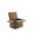 0703 400x260x260mm B Bruin Nieuw Plakstrip
