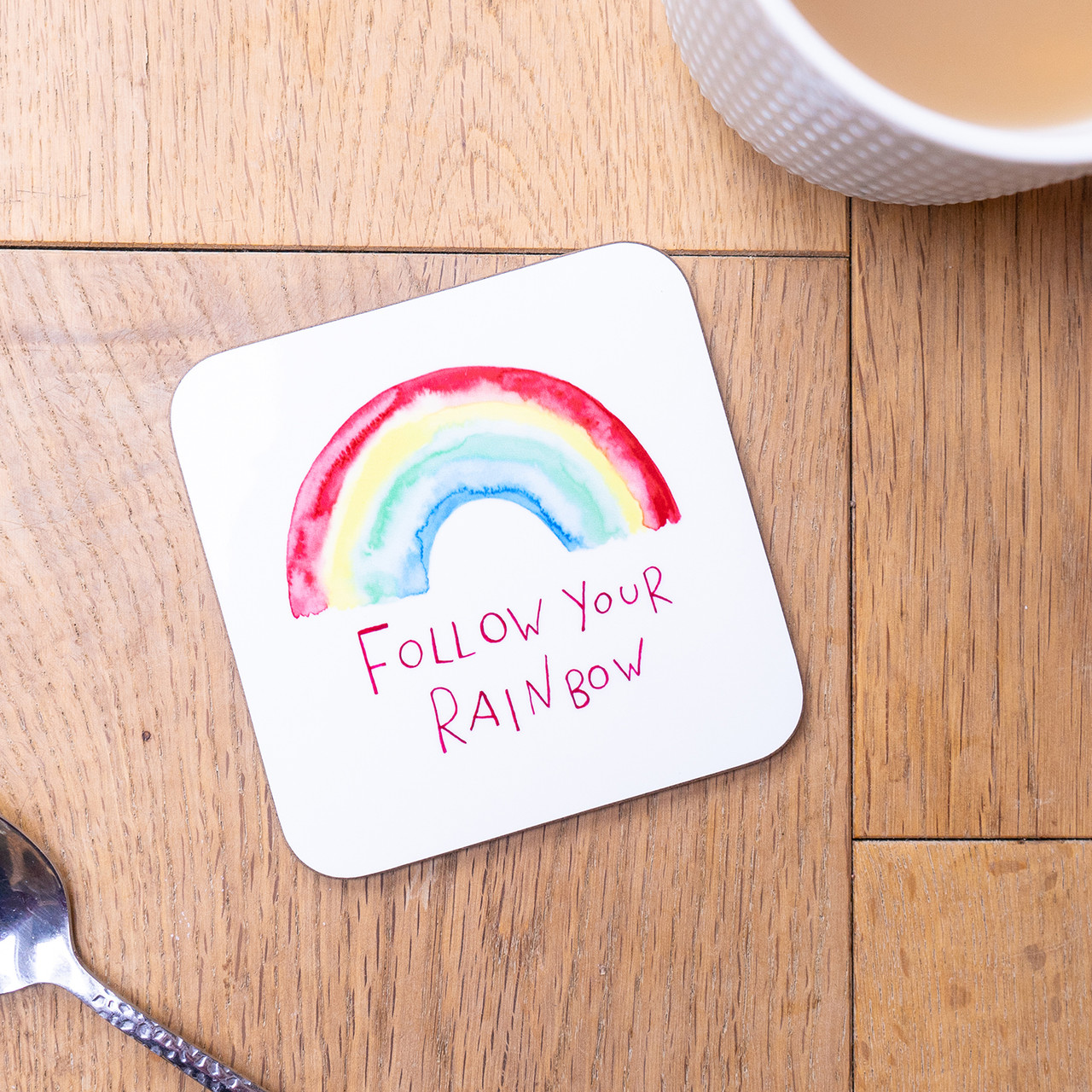 Follow Your Rainbow Coasters Pack of 5