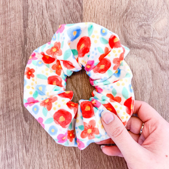 Floral Hair Scrunchies