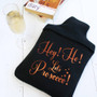 'Let's Prosecco' Hot Water Bottle Cover