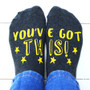 Positive Quote Socks