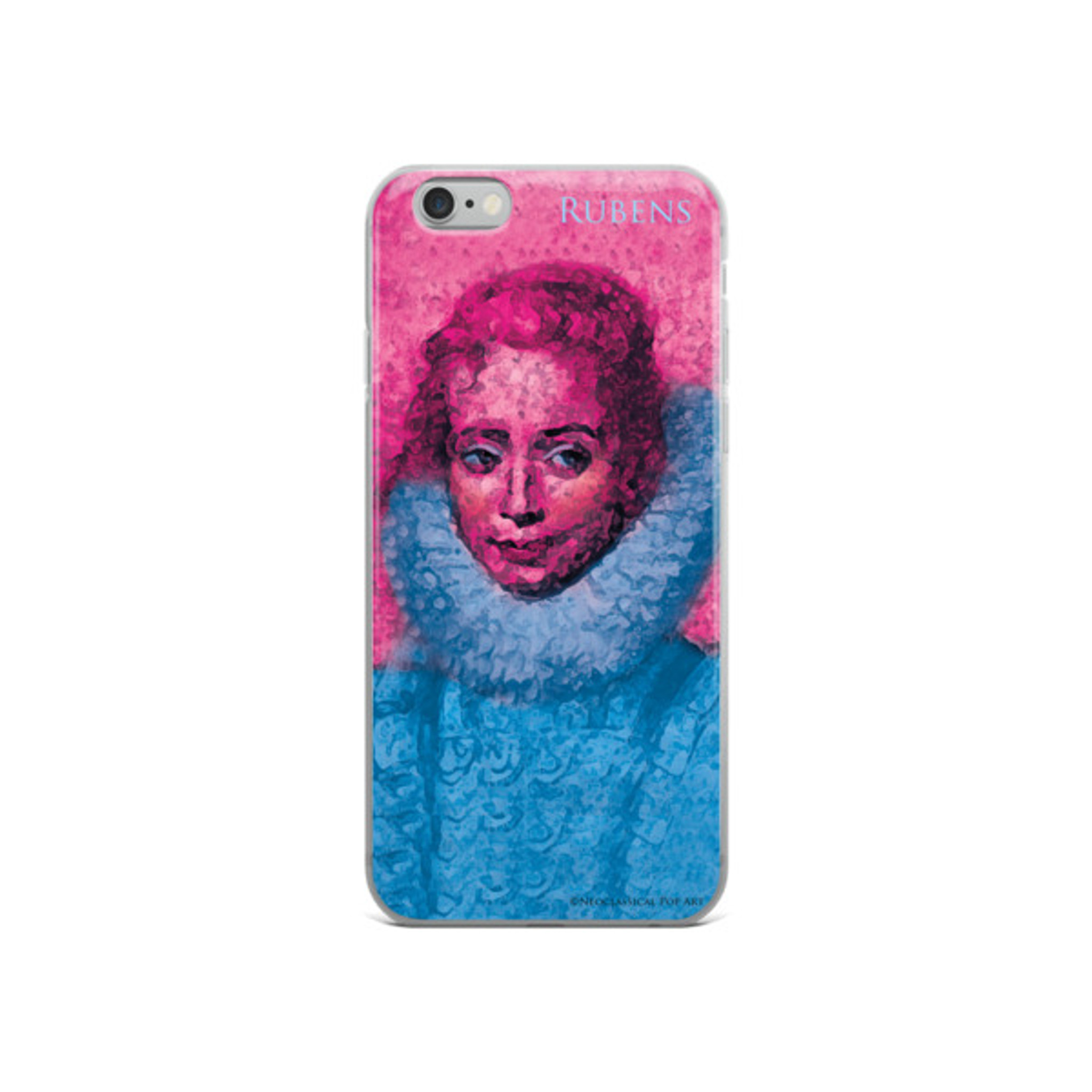 Pink portrait iphone case