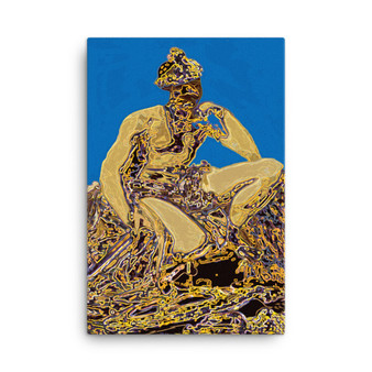 Blue Velázquez Mars Wonders print-on-canvas artwork