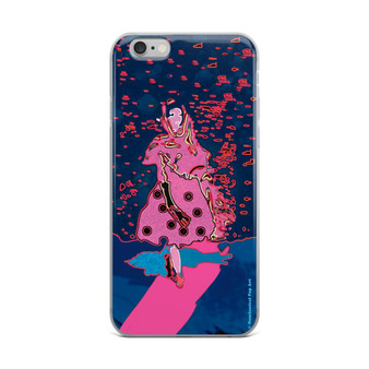 Eduard Manet lola de valence Blue pink iPhone cases