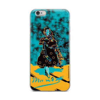 Eduard Manet lola de valence Blue Yellow iPhone cases