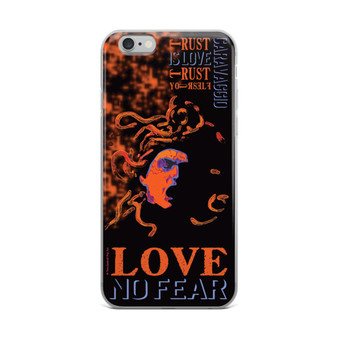 Neoclassical pop art Cravaggio orange Medusa iphone case for sale